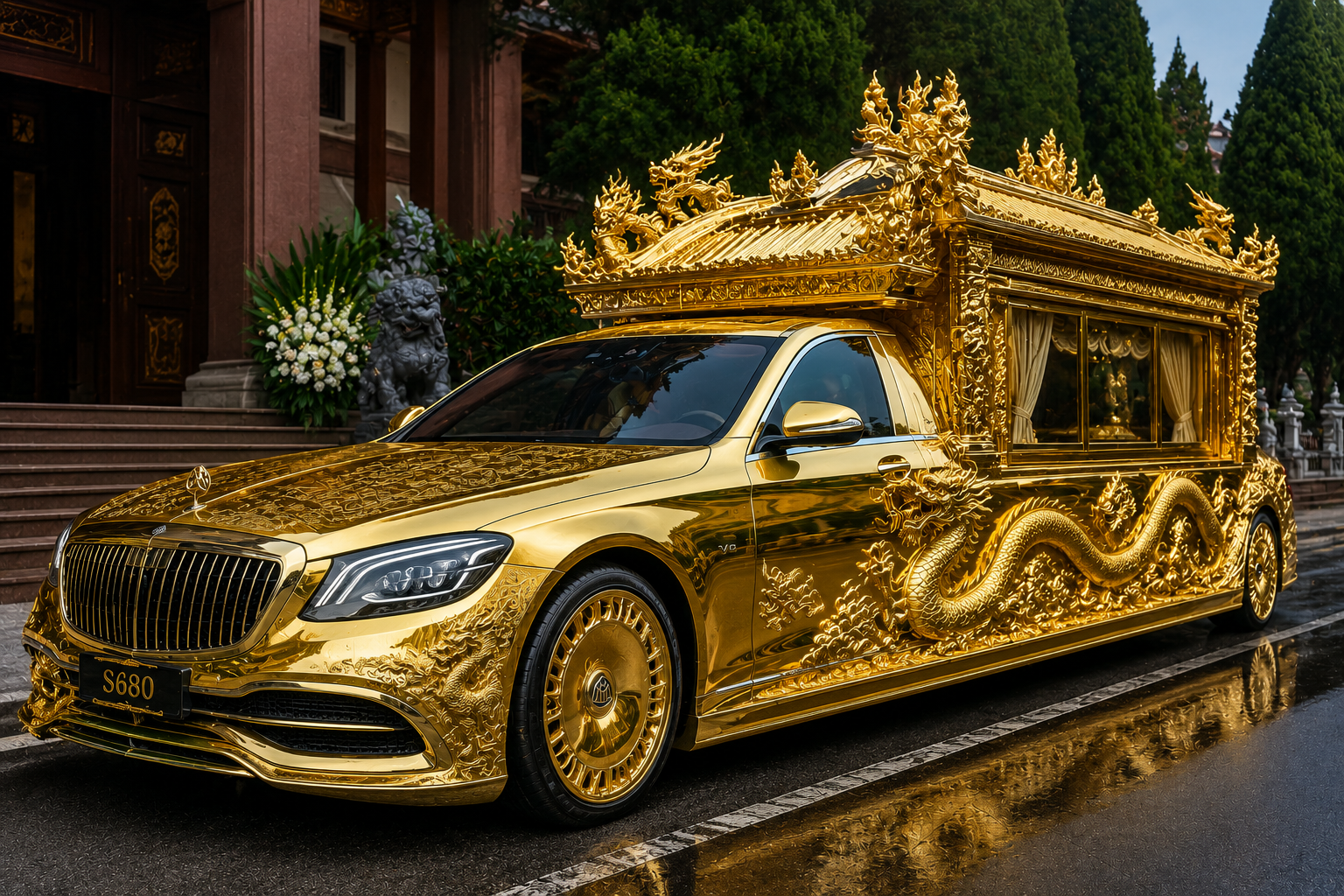 Maybach S680 Rồng Gold